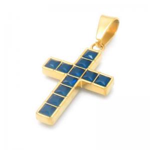 Stainless Steel Cross Pendant - KP115807-HR