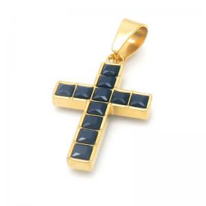 Stainless Steel Cross Pendant - KP115809-HR