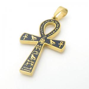 Stainless Steel Cross Pendant - KP115817-HR