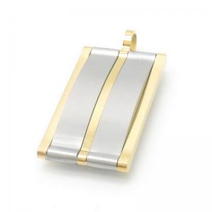 Stainless Steel Gold-plating Pendant - KP115822-HR