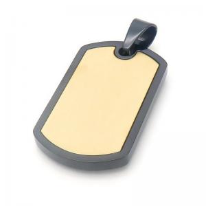 Stainless Steel Black-plating Pendant - KP115831-HR