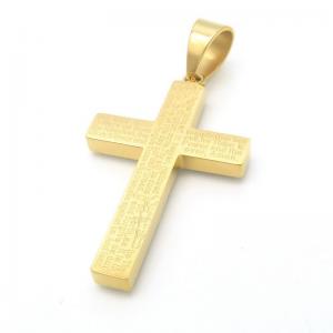 Stainless Steel Cross Pendant - KP115843-HR