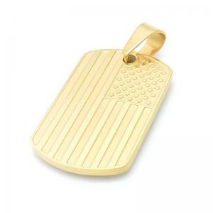 Stainless Steel Gold-plating Pendant - KP115848-HR