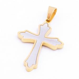 Stainless Steel Cross Pendant - KP116223-HR