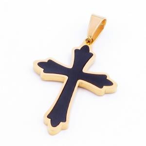 Stainless Steel Cross Pendant - KP116224-HR