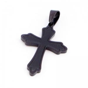 Stainless Steel Cross Pendant - KP116225-HR