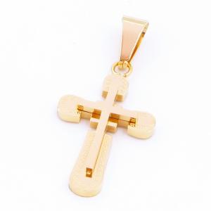 Stainless Steel Cross Pendant - KP116227-HR