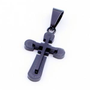 Stainless Steel Cross Pendant - KP116228-HR