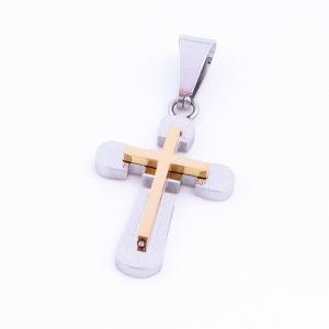 Stainless Steel Cross Pendant - KP116230-HR