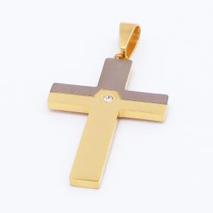 Stainless Steel Cross Pendant - KP116246-HR