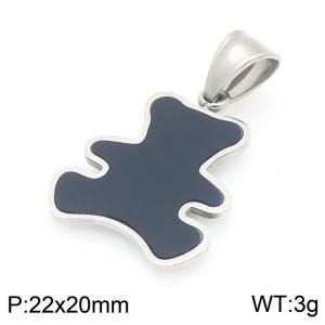 Bear Charms Penadant Stainless Steel Jewelry - KP116702-Z