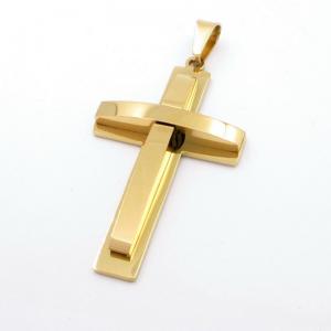 Stainless Steel Cross Pendant - KP116719-LE