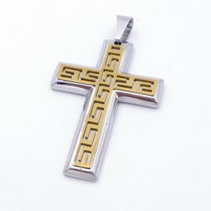 Stainless Steel Cross Pendant - KP116727-LE