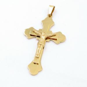Stainless Steel Cross Pendant - KP116731-LE