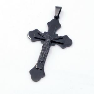 Stainless Steel Cross Pendant - KP116732-LE