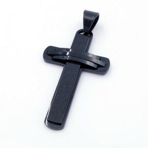 Stainless Steel Cross Pendant - KP116741-LE