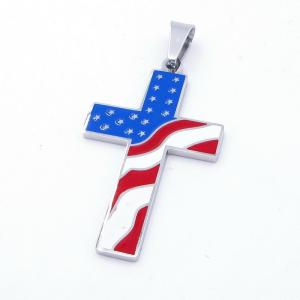 Stainless Steel Cross Pendant - KP116745-LE