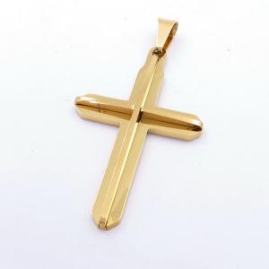 Stainless Steel Cross Pendant - KP116748-LE