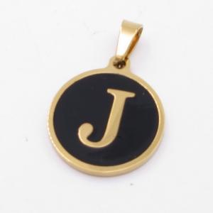 Stainless Steel Letter Pendant - KP116829-ZY
