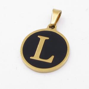 Stainless Steel Letter Pendant - KP116831-ZY