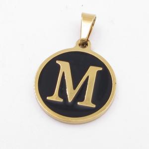 Stainless Steel Letter Pendant - KP116832-ZY