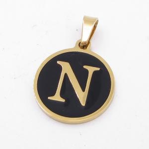 Stainless Steel Letter Pendant - KP116833-ZY