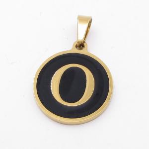 Stainless Steel Letter Pendant - KP116834-ZY