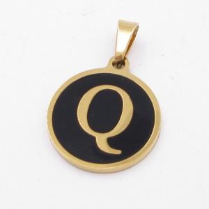 Stainless Steel Letter Pendant - KP116836-ZY