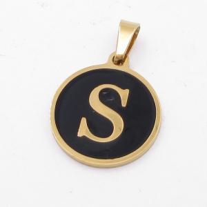 Stainless Steel Letter Pendant - KP116838-ZY
