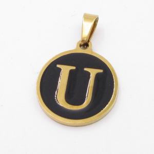 Stainless Steel Letter Pendant - KP116840-ZY