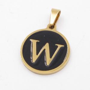 Stainless Steel Letter Pendant - KP116842-ZY