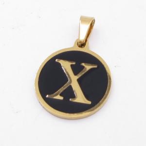 Stainless Steel Letter Pendant - KP116843-ZY