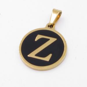 Stainless Steel Letter Pendant - KP116845-ZY