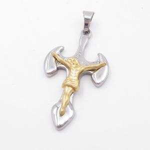 Stainless Steel Cross Pendant - KP116852-ZY
