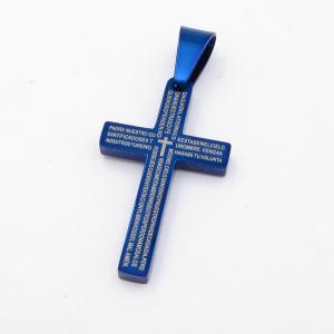 Stainless Steel Cross Pendant - KP116863-ZY