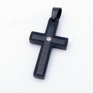 Stainless Steel Cross Pendant - KP117079-HR