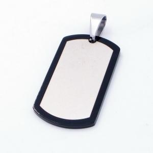 Stainless Steel Black-plating Pendant - KP117090-HR