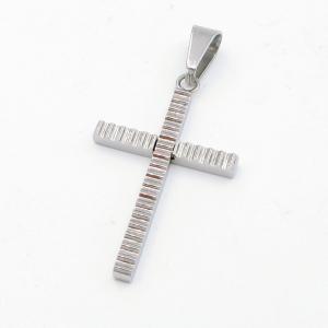 Stainless Steel Cross Pendant - KP117166-HR