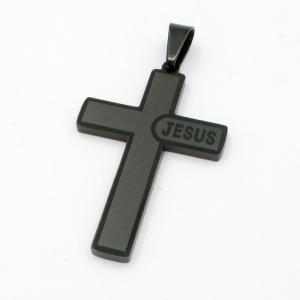 Stainless Steel Cross Pendant - KP117172-HR