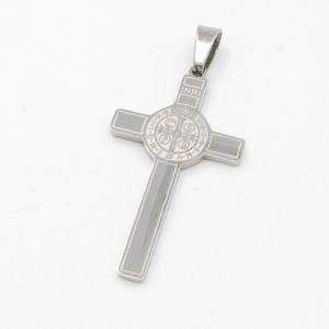 Stainless Steel Cross Pendant - KP117179-HR