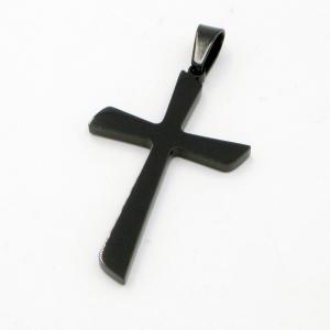 Stainless Steel Cross Pendant - KP117186-HR