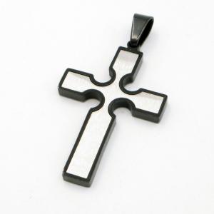 Stainless Steel Cross Pendant - KP117199-HR