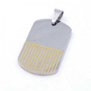 Stainless Steel Gold-plating Pendant - KP117311-HR