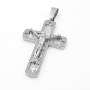 Stainless Steel Cross Pendant - KP117323-HR