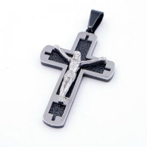 Stainless Steel Cross Pendant - KP117326-HR