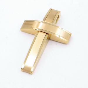 Stainless Steel Cross Pendant - KP117332-HR