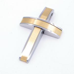 Stainless Steel Cross Pendant - KP117334-HR