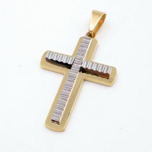 Stainless Steel Cross Pendant - KP117339-HR