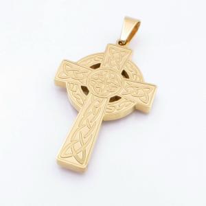 Stainless Steel Cross Pendant - KP117496-HR