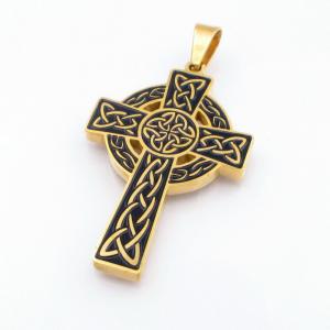 Stainless Steel Cross Pendant - KP117499-HR